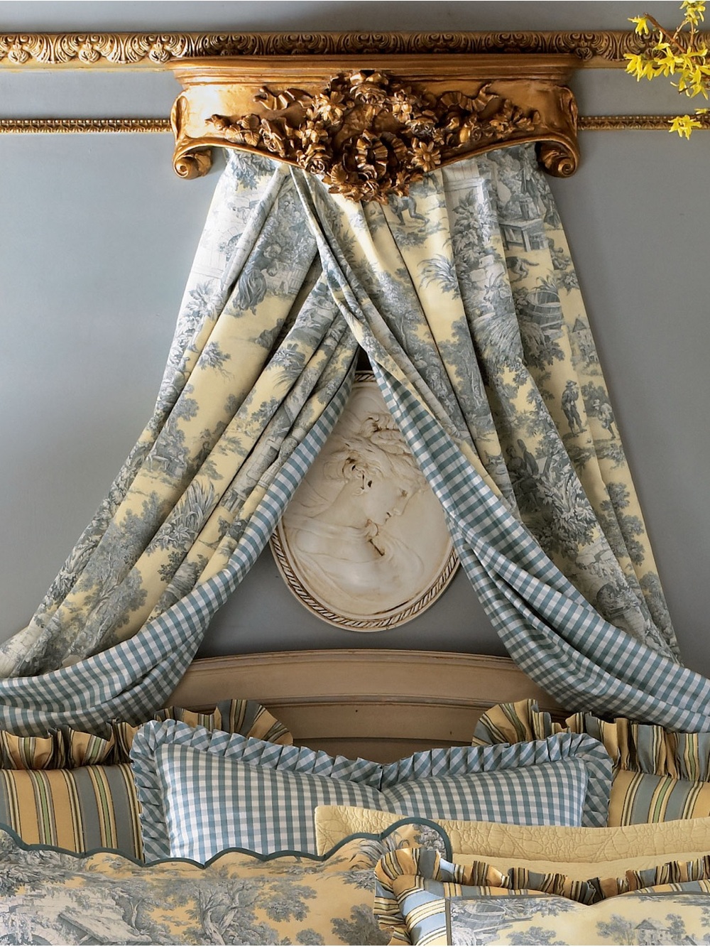 Legacy Toile Curtains (4 panels)